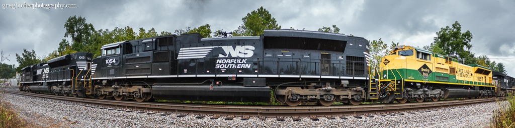 Norfolk Southern Heritage Units Panoramic Photograph